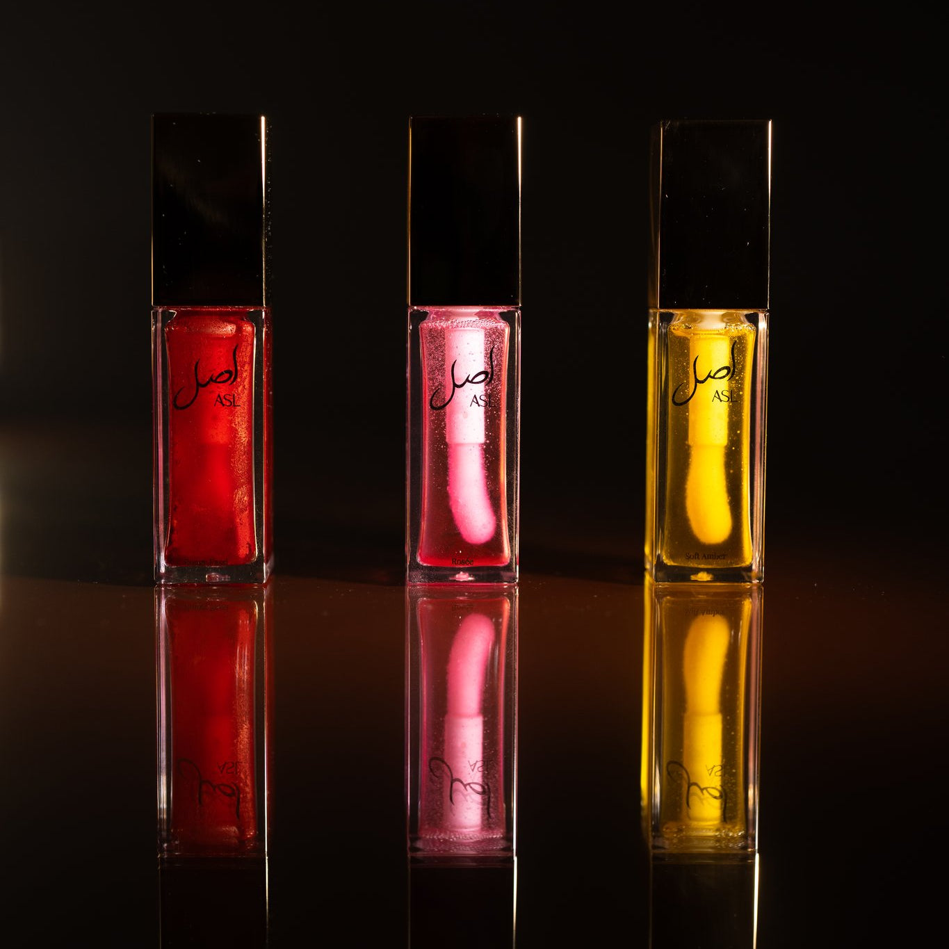 Trio d'huiles à lèvres